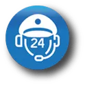 24-Hour Communication Icon