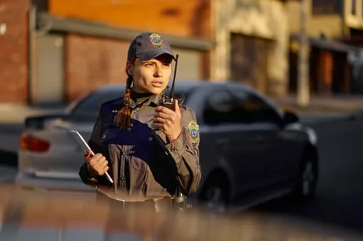 Security Guard on streets